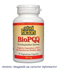 Coenzima Bio PQQ 20 mg 30 capsule Natural Factors, image 