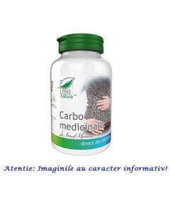 Carbo Medicinalis 60 capsule Pro Natura, image 