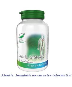Calciu Biologic 60 capsule Pro Natura, image 