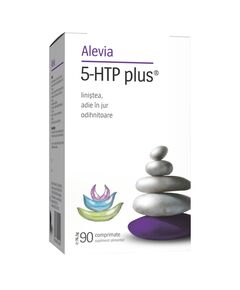 5-HTP plus 90 comprimate Alevia, image 