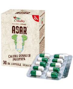 ASAR Calculi Renali si Prostata 30 capsule Bio Vitality, image 