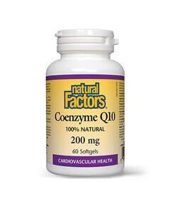 Coenzima Q10 200 mg 60 capsule Natural Factors, image 
