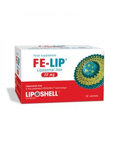 Fier Lipozomal FE-LIP 20 mg 30 plicuri Liposhell, image 