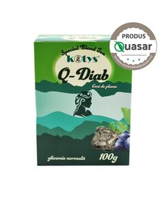 Q Diab Ceai de Plante 100 g Kotys, image 