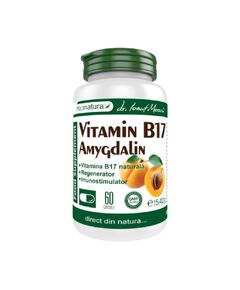 Vitamina B17 Amygdalin 60 capsule Pro Natura, image 