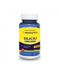 Siliciu Organic 60 capsule Herbagetica, image 