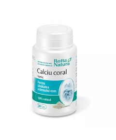 Calciu Coral Ionic 30 capsule Rotta Natura, image 