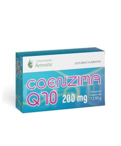 Coenzima Q10 200 mg 30 capsule Laboratoarele Remedia, image 