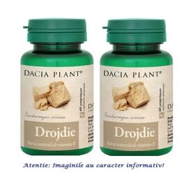 Drojdie Pachet 2 cutii cu 60 comprimate Dacia Plant, image 