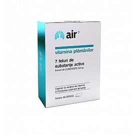 Air 7 Vitamina Plamanilor 30 capsule Green Splid, image 