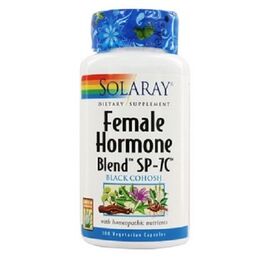 Female Hormone Blend 100 capsule Solaray Secom, image 