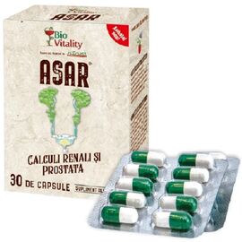 ASAR Calculi Renali si Prostata 30 capsule Bio Vitality, image 