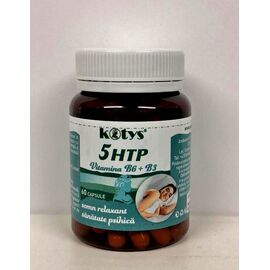 5 HTP 50 mg Vitamina B6 + B3 60 capsule Kotys, image 