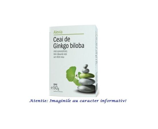 Ceai de Ginkgo Biloba 50 g Alevia, image 