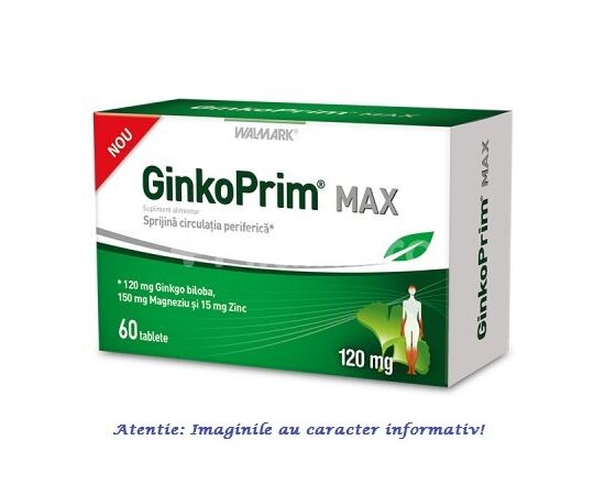 GinkoPrim Max 120 mg 60 tablete Walmark, image 