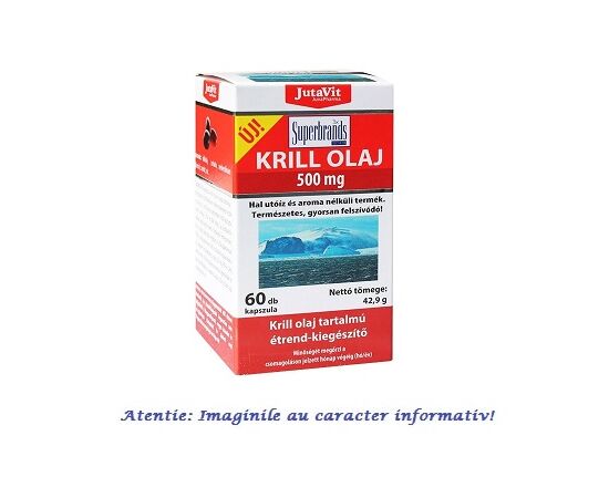 Ulei de Krill 500 mg 60 capsule JutaVit, image 