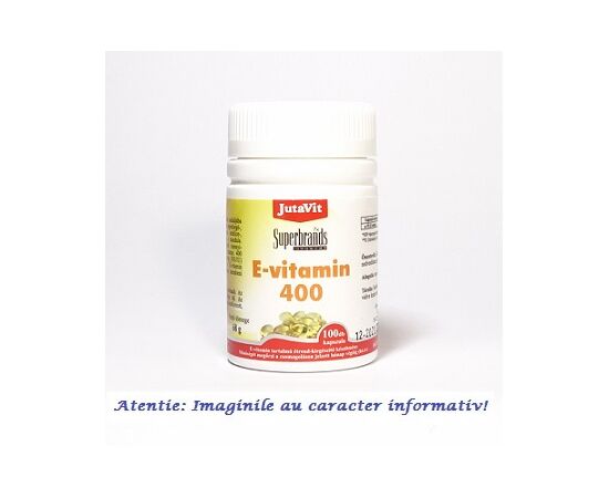 Vitamina E 400 100 capsule JutaVit, image 