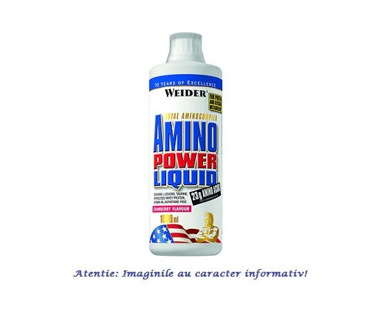 Amino Power Liquid cu Aroma de Merisoare 1 l Weider, image 