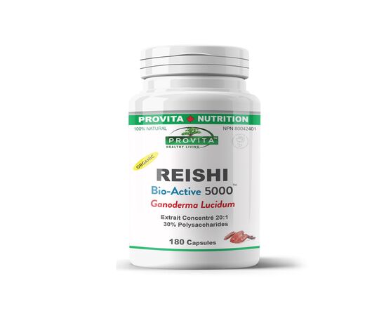 Reishi 5000 Ganoderma 180 capsule Provita Nutrition, image 