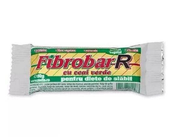 Baton Fibrobar-R cu Ceai Verde 50 g Redis, image 